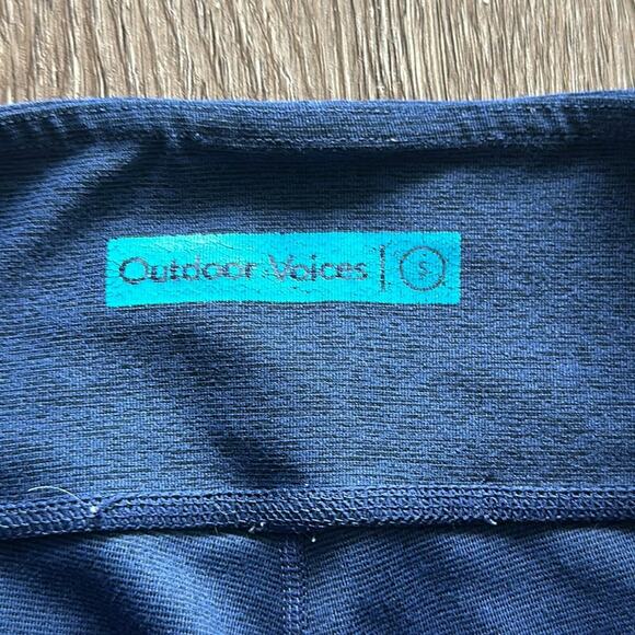 Outdoor Voices Tri-Tone Warmup Leggings Size Small - Picture 3 of 4